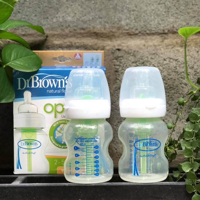 [HCM]Bình Sữa Dr.BrownS Option Wide 150Ml Và 270Ml