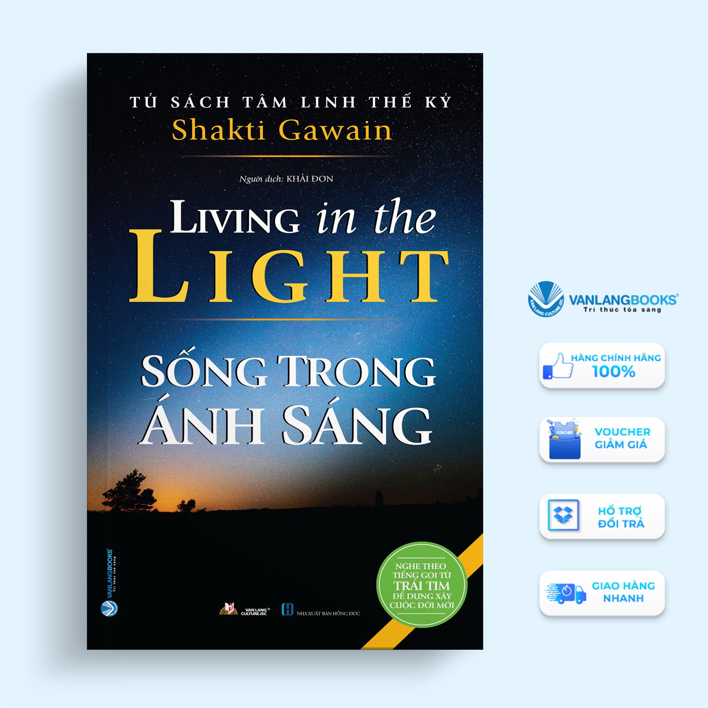 Sách - sống trong ánh sáng - tủ sách tâm linh thế kỷ-vanlangbooks
