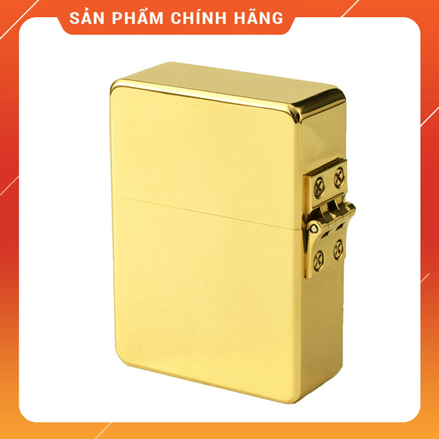 Bật Lửa Hộp Quẹt Xăng Bấc Đá Đồng Nguyên Khối Zorro Z915 Cao Cấp Sang Trọng
