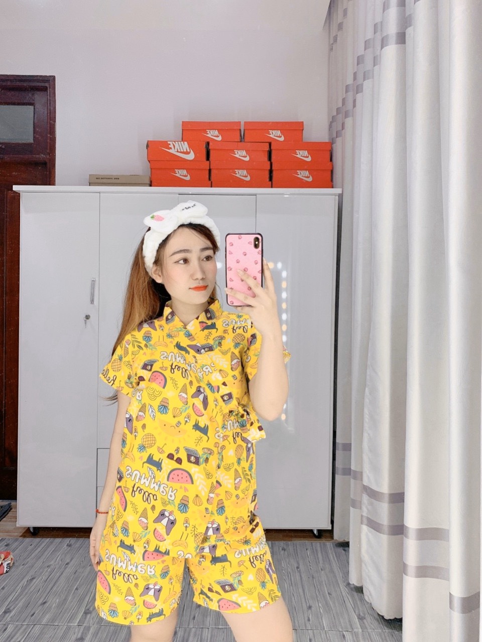 Đồ bộ nữ kimono kate thái hình kute [MUA 2 GIẢM SỐC 10%]