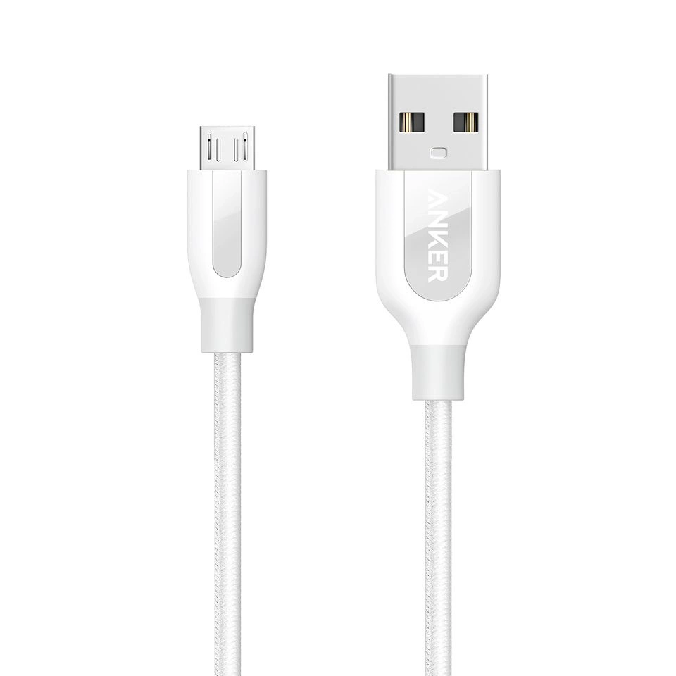 Cáp Sạc Nhanh Micro USB Anker PowerLine+ - Dài 0.9m 1.8m - A8142 A8143