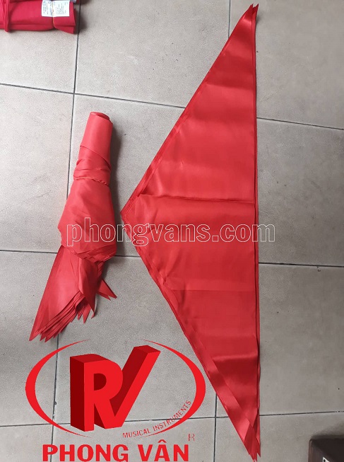 Combo 10 cái Khăn quàng đỏ vải lụa