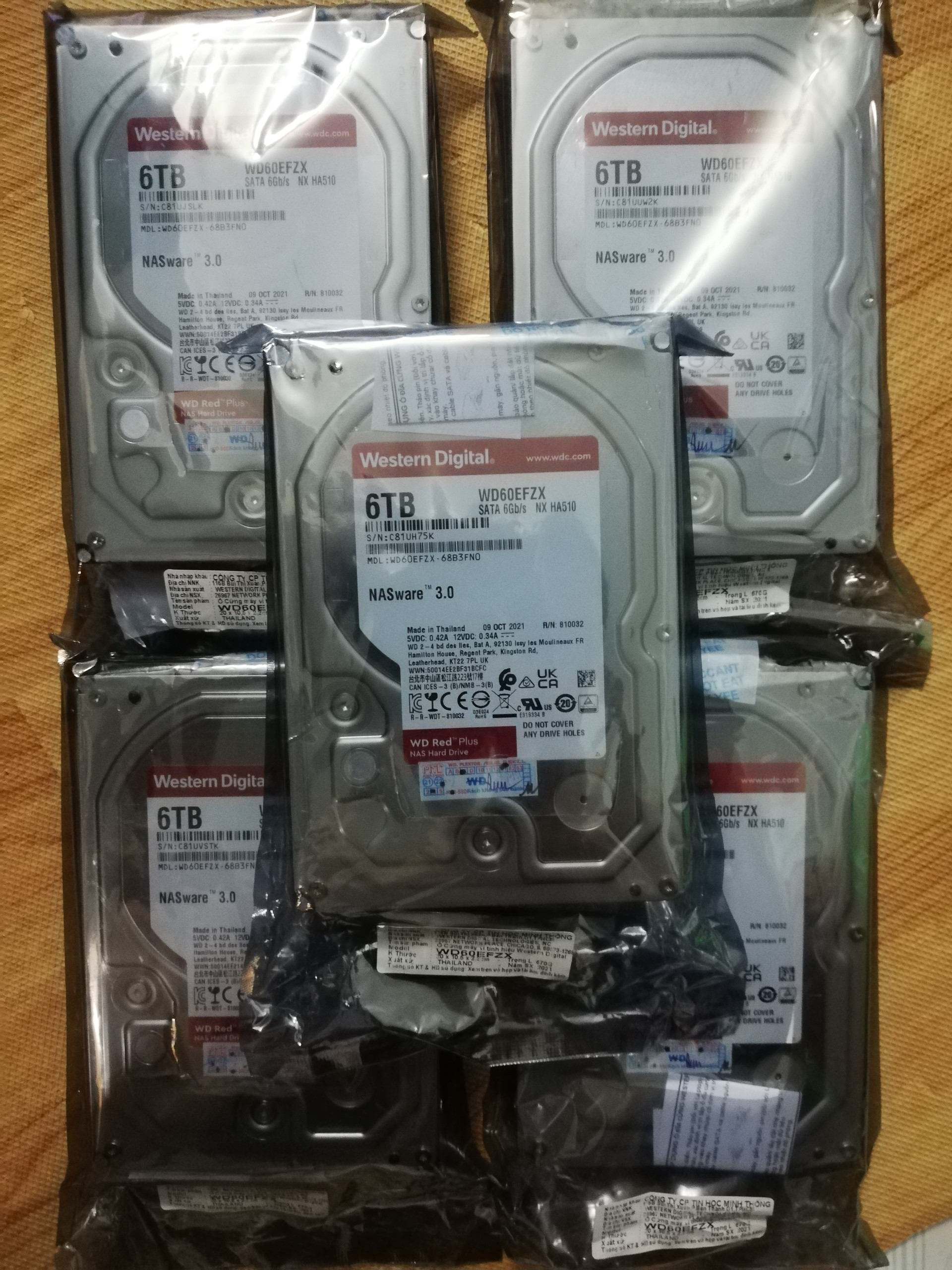 Ổ cứng WD Red Plus 6TB WD60EFZX