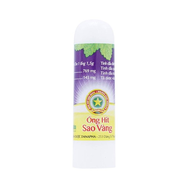 Combo 2 ống hít mũi Danapha + cây búa Axe Brand