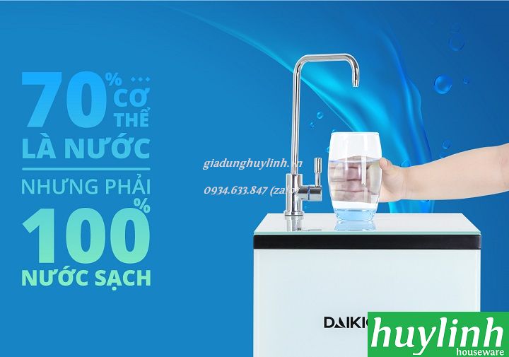 [HCM][Trả góp 0%]Máy lọc nước RO 10 lõi Daikiosan DSW-42010G