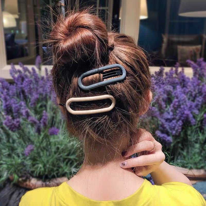 [HÀNG CÓ SẴN] Kẹp Tóc Bấm Phong Cách Hàn Quốc Đơn Giản Kẹp Tóc Bấm Candy Clip