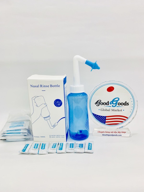 Bình rửa mũi Nasal Rinse Bottle (Bộ)- Hộp