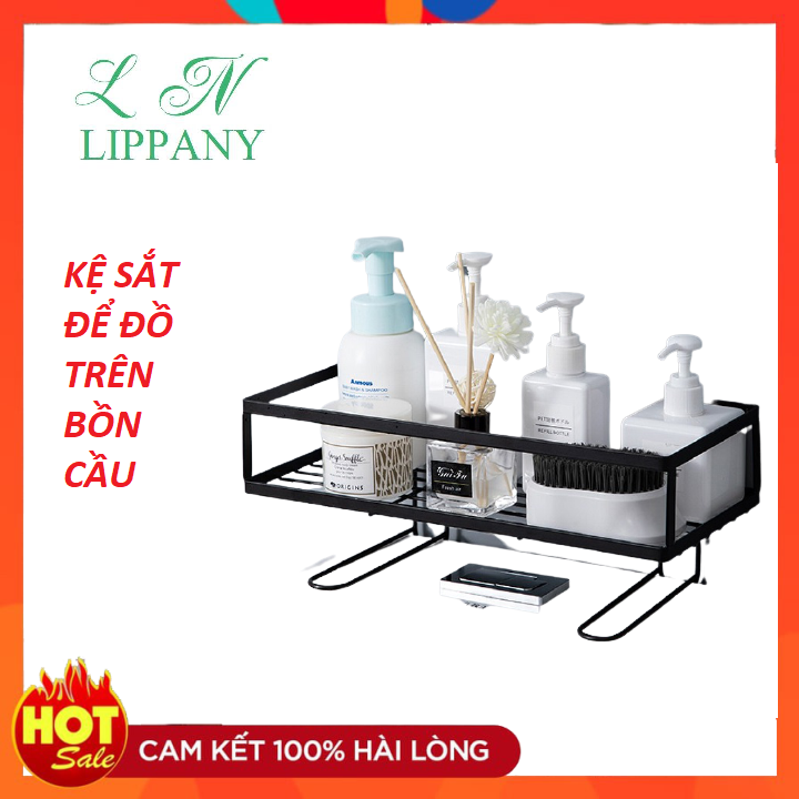 KỆ SẮT ĐỂ ĐỒ BỒN TOILET PHỦ SƠN TĨNH ĐIỆN CHỐNG GỈ