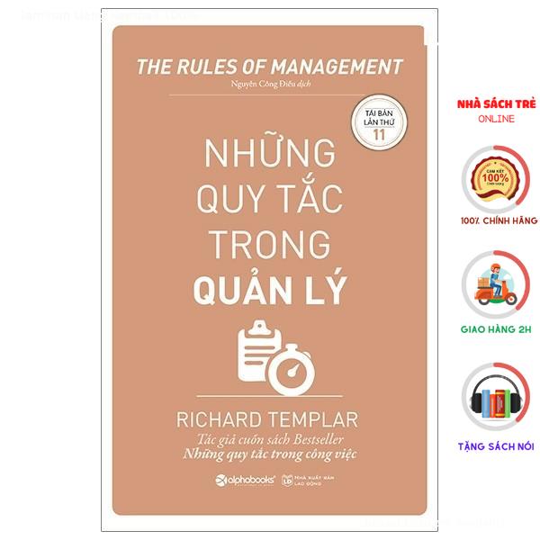 Sách - Những quy tắc trong quản lý