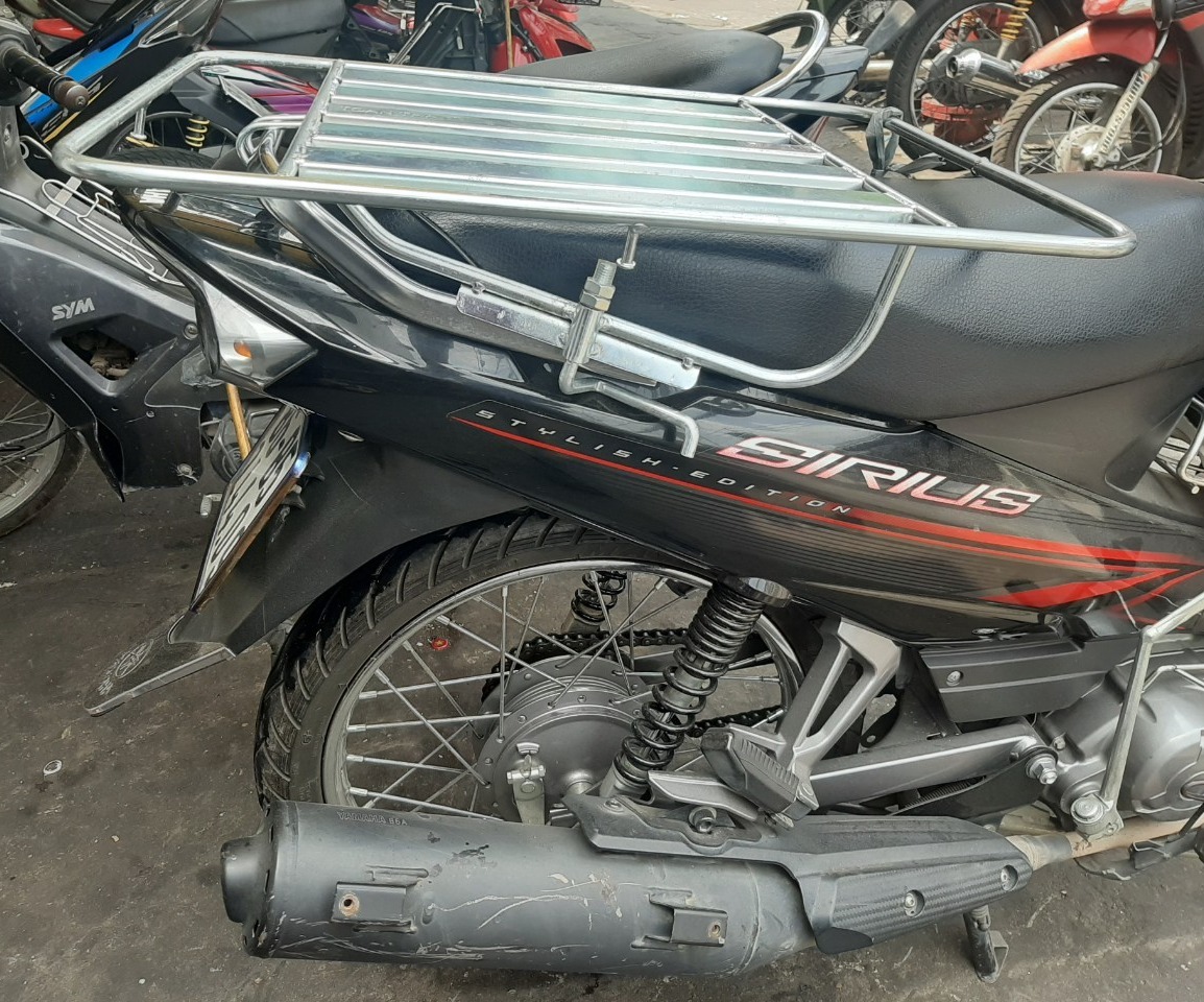 Baga chở hàng loại dầy gắn xe máy Sirius