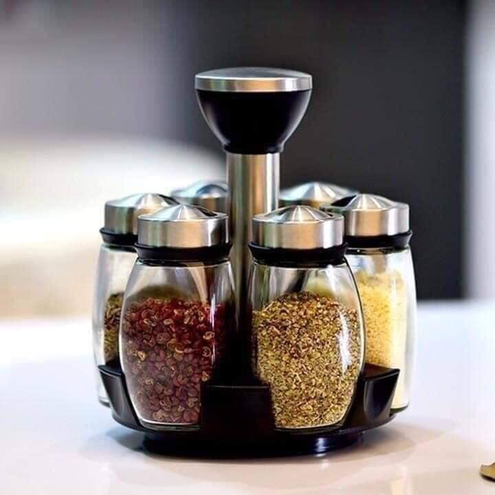 Hũ gia vị xoay 360 độ
