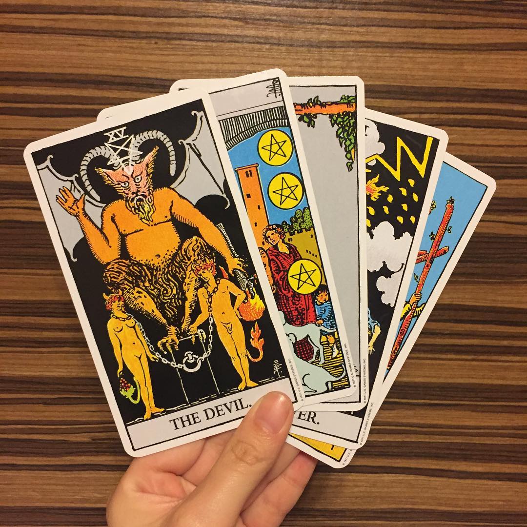 Plastic Rider Waite Tarot