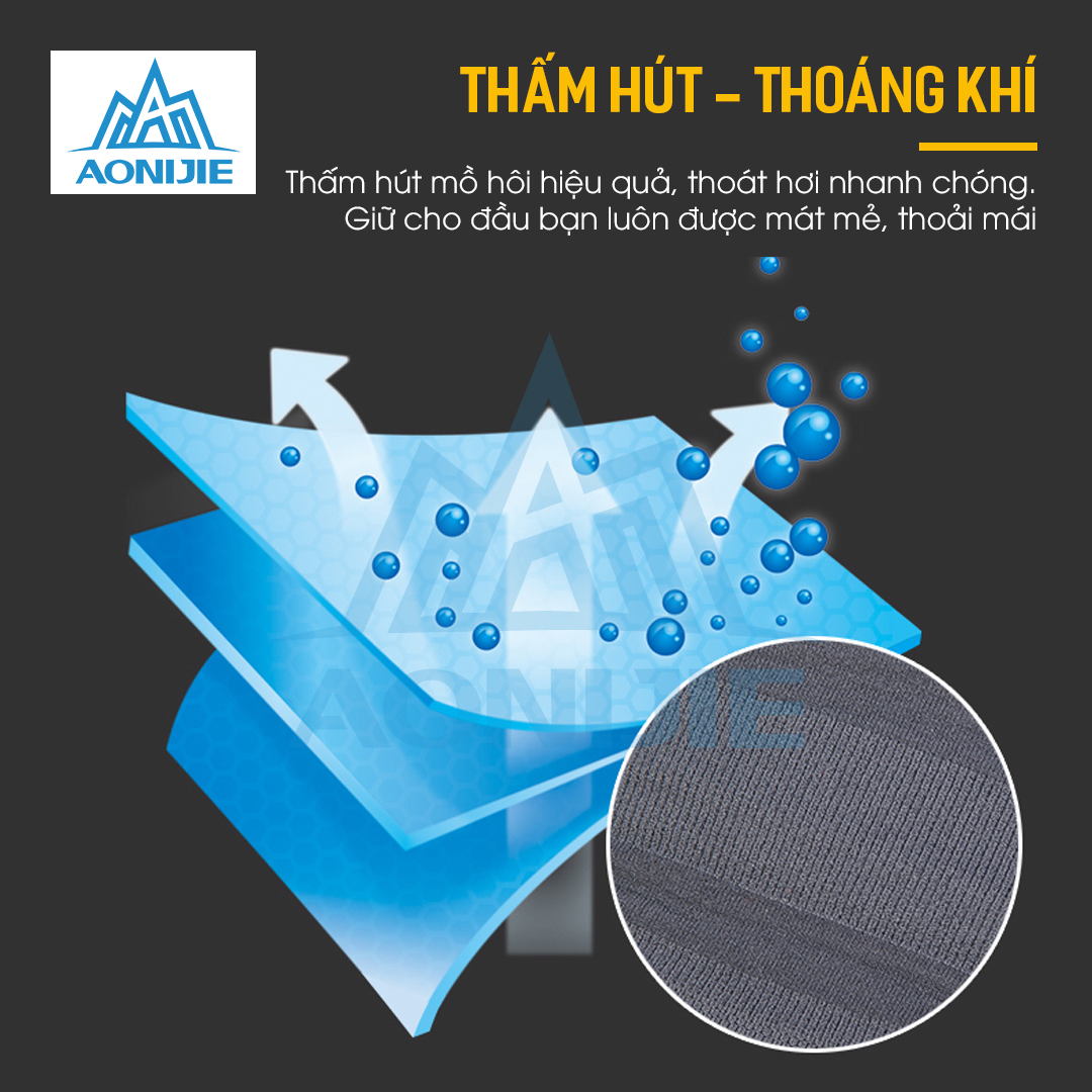 Băng Đô Thể Thao Chặn Mồ Hôi Aonijie E4086