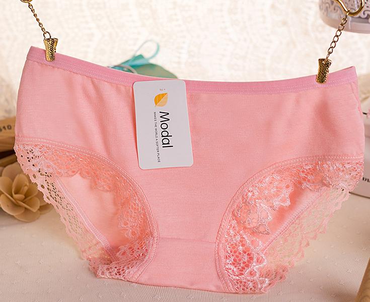 Quần lót nữ cotton viền ren Modal