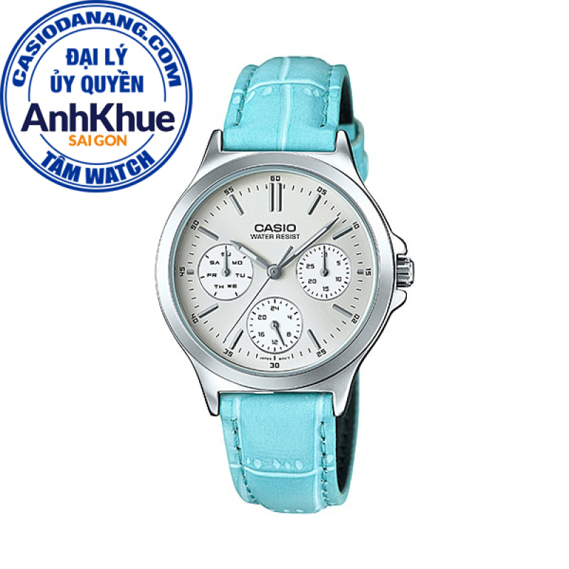 Đồng hồ nữ dây da Casio Standard chính hãng Anh Khuê LTP-V300L-2AUDF (33mm)