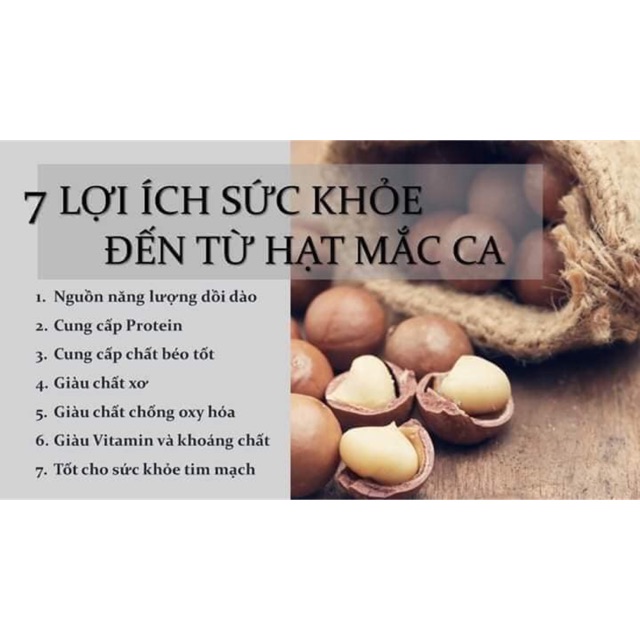 NHÂN HẠT MACCA ÚC  - 500gram nhập khẩu  Australia - PA Nuts ( Nhân nguyên)