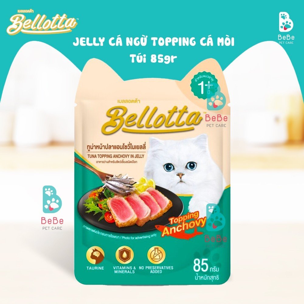Pate BELLOTTA Từ Thịt Tươi Dinh Dưỡng Cho Mèo Mọi Lứa Tuổi