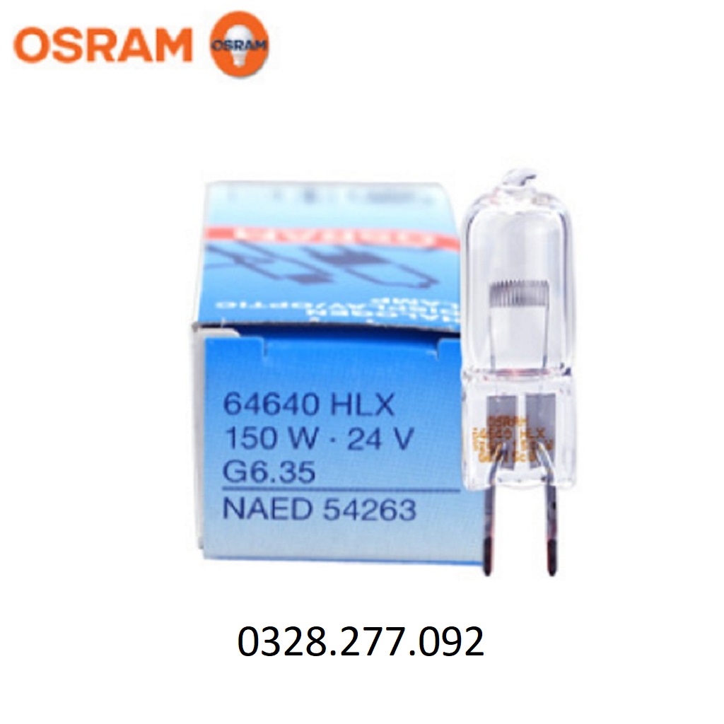 Bóng đèn máy chiếu kính hiển vi 24v 150w Osram Đức 64640