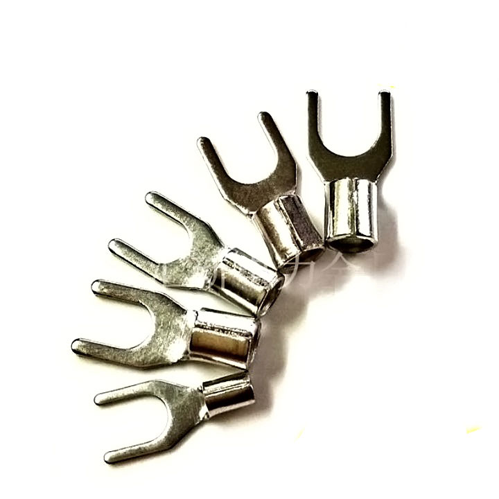 Đầu cos snb 5.5-4 -6-8 sử dụng cho cáp 4-6mm²,đầu cốt chữ y trần phù hợp cho nhiều loại dây 100 cái