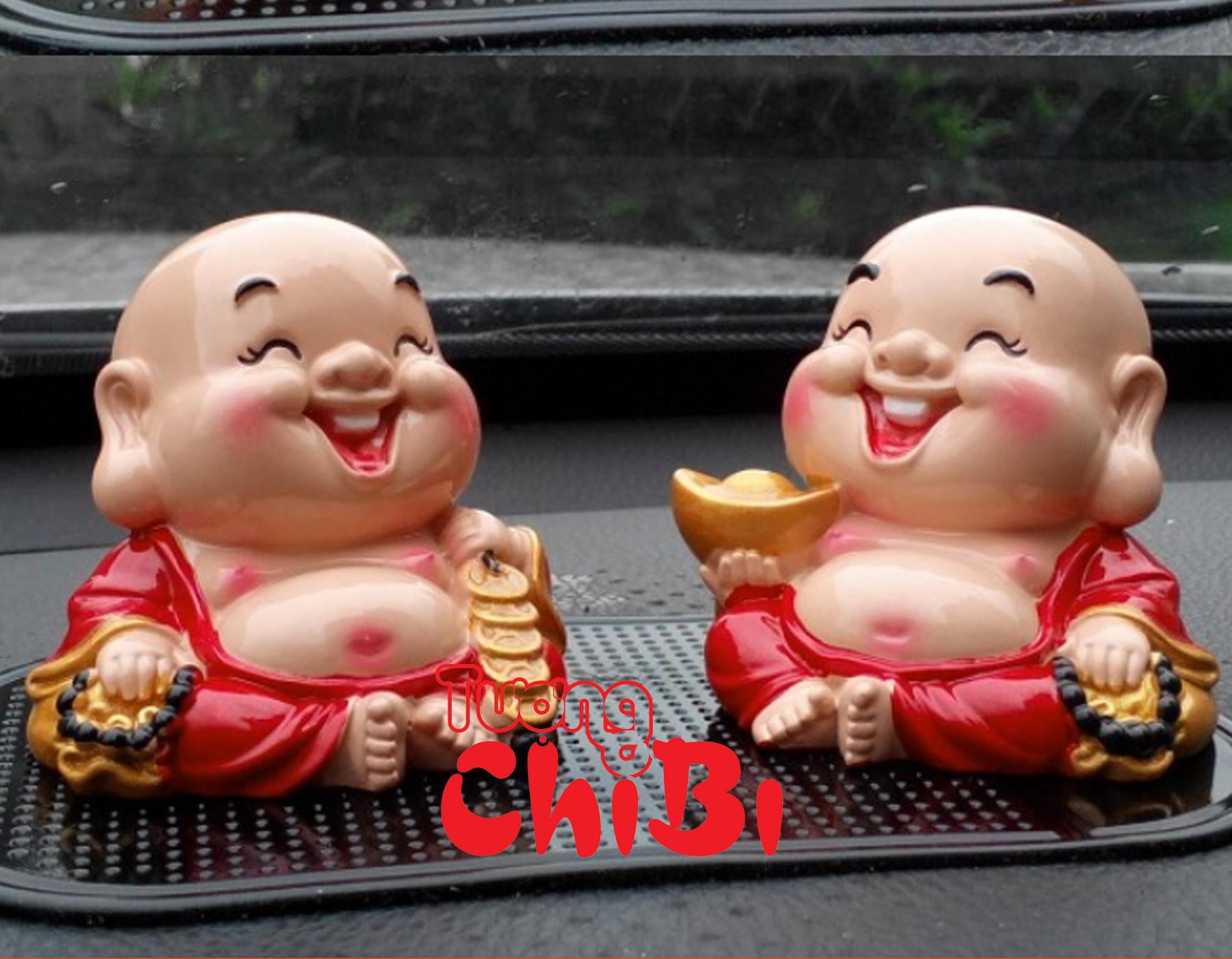 [HCM]TƯỢNG CHIBI DI LẶC 6CM - Cầm thỏi vàng