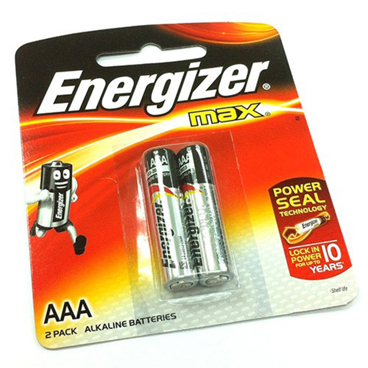 1 vỉ pin AA Energizer Alkaline chính hãng (1 vỉ 2 viên)