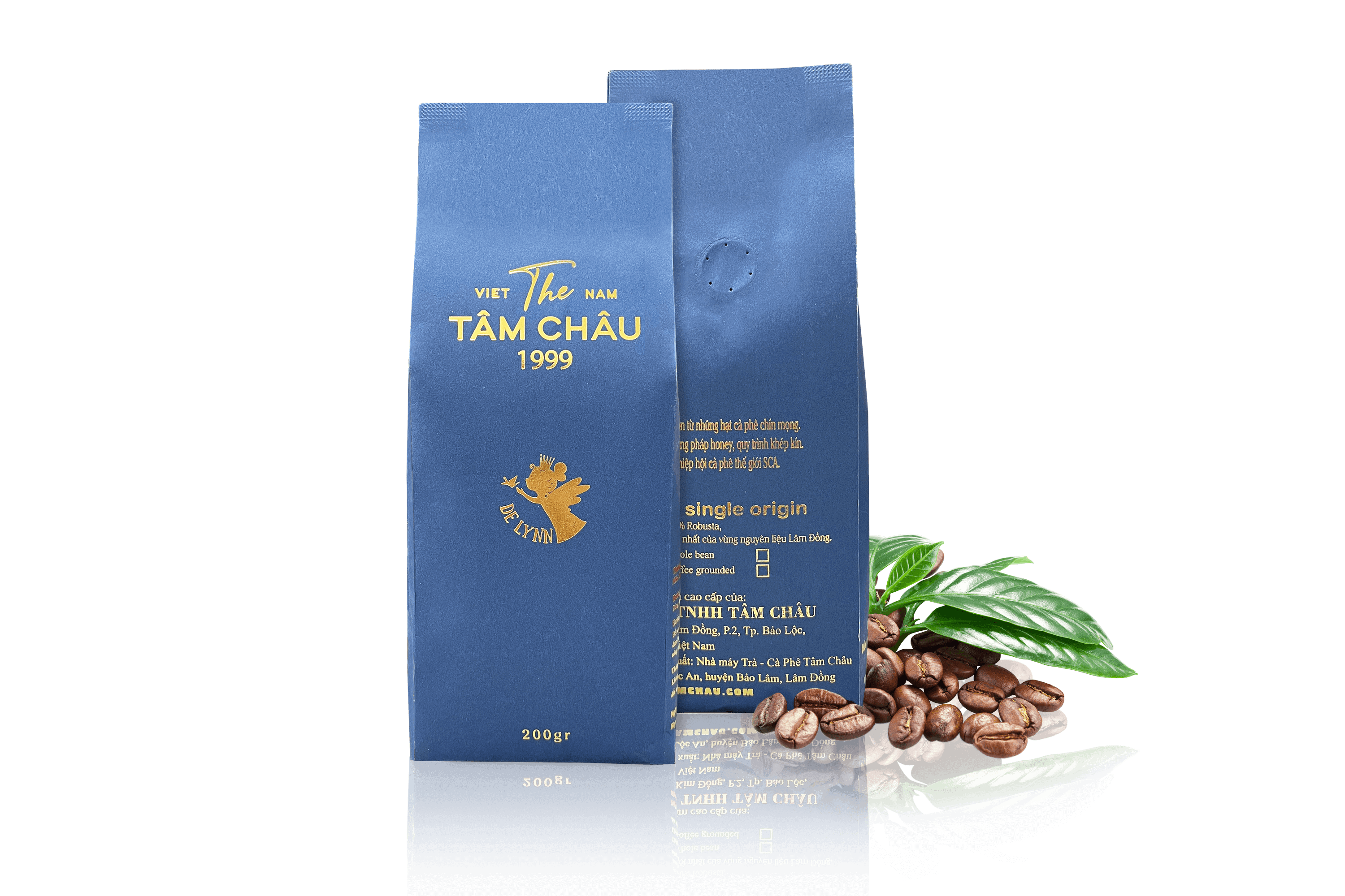 [TÂM CHÂU ] Cà Phê DELYNN GÓI XANH 200G