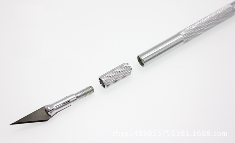 Bộ Dao Trổ Đầu Nhọn Kèm 5 Lưỡi Dao