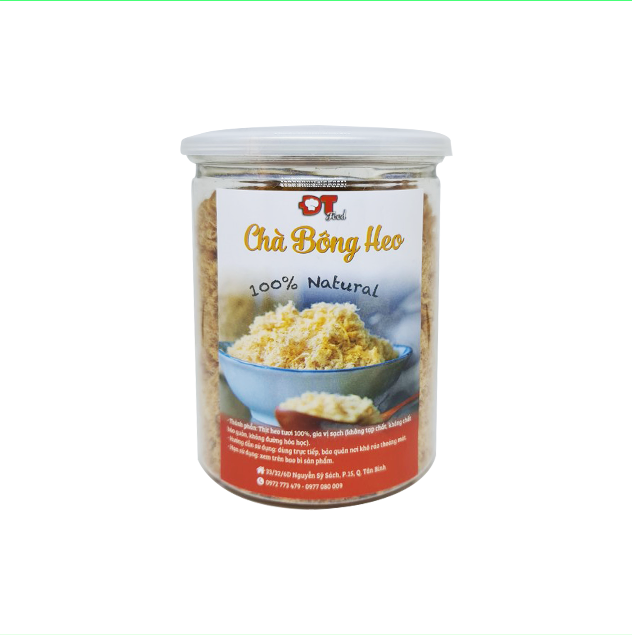 Chà Bông Heo Nguyên Chất Thơm Ngon 200g
