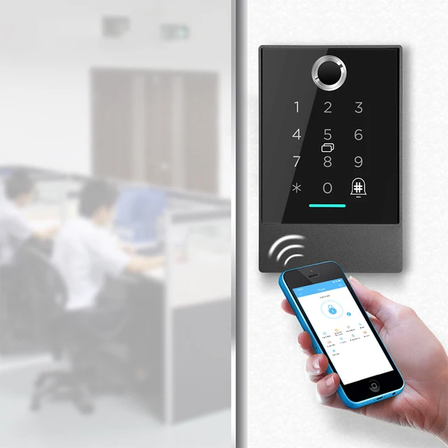 Đầu đọc vân tay quản lý ra vào qua app TTlock K3F