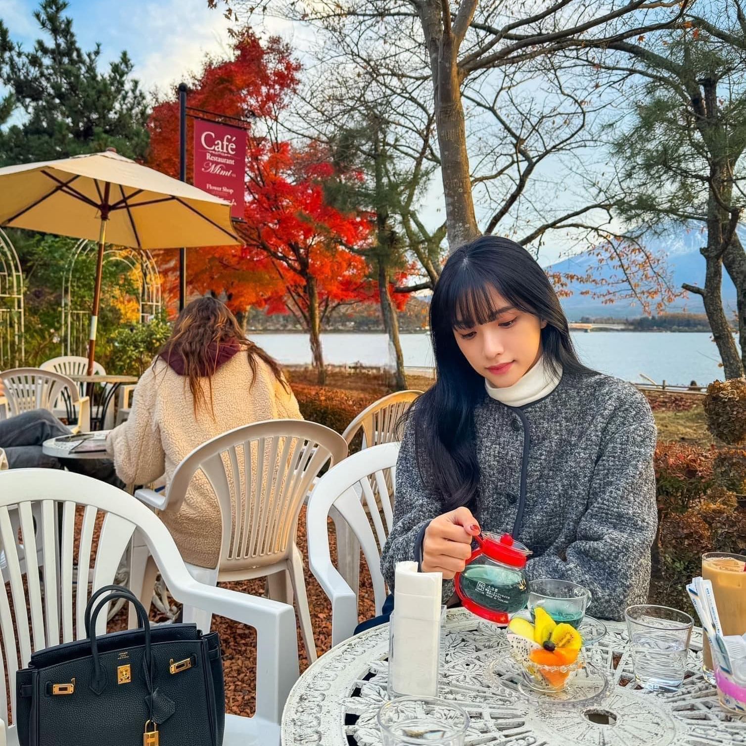 [Auth Uniqlo] Áo Lông Cừu Cardigan Cổ Tròn Boa - Tag Nhật