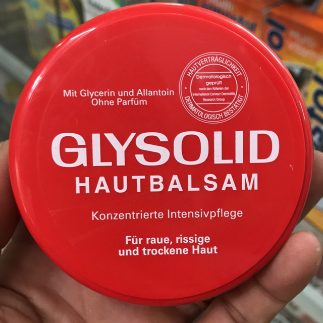 Kem chống nẻ Glysolid ngừa nứt nẻ da, nứt gót chân, 100 ml - Đức