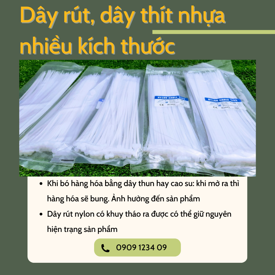 Dây rút cố định giàn leo, vật dụng gia đình (Vườn Sài Gòn - Vuon Sai Gon)