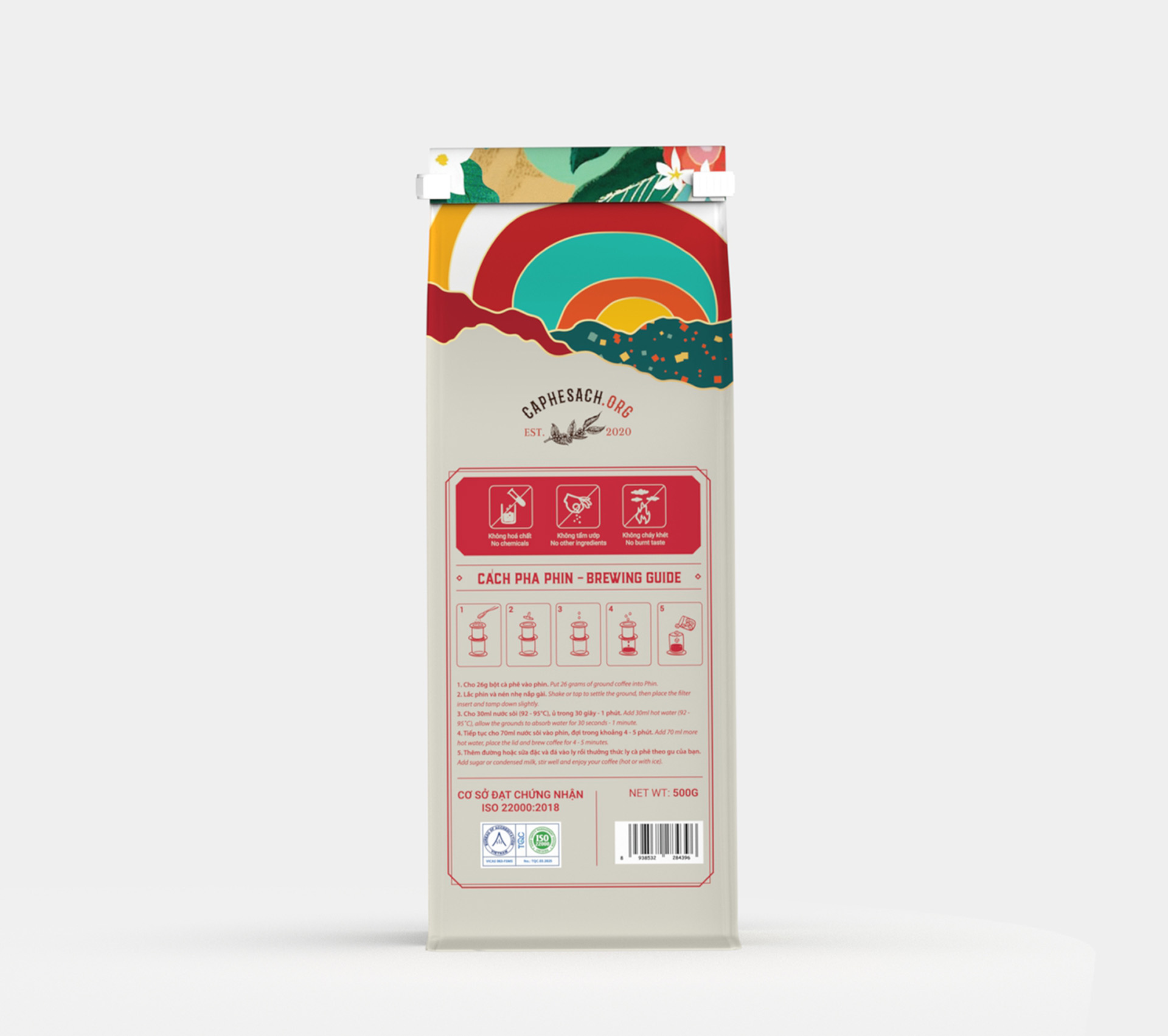 Cà Phê Blend 30 Arabica & 70 Robusta Premium - Morning Blend | Hương chocolate & hạt dẻ | Pha cf sữa