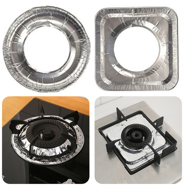 [HCM]Combo 10 Tấm Giấy Bạc Lót Bếp Ga Chắn Dầu Mỡ