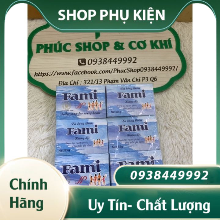 Xà Bông Cục Fami 85g (Vĩ 6 Cục)