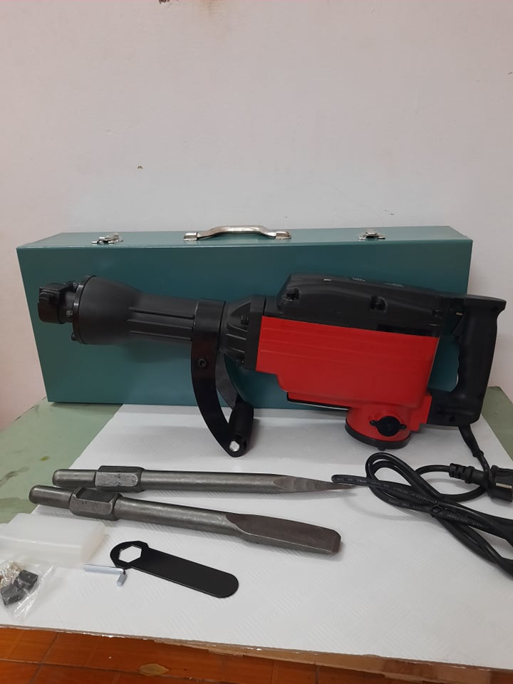 máy đục phá bê tông đỏ đen 65a máy chuyên phá đường