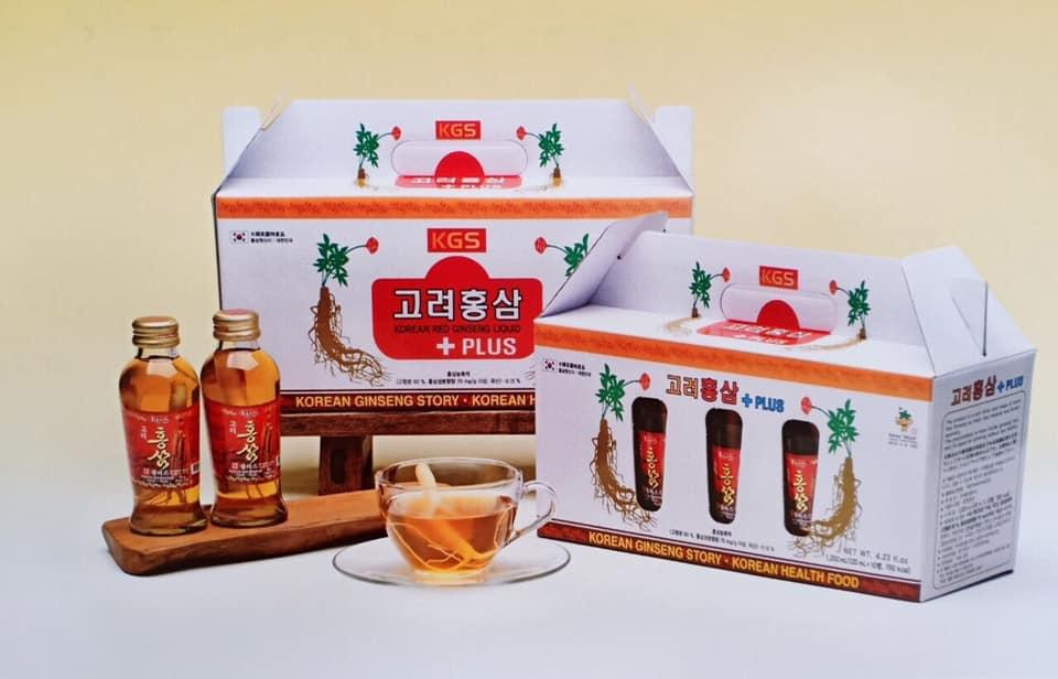 Nước sâm có củ KGS HÀN QUỐC 10 chai*120ml