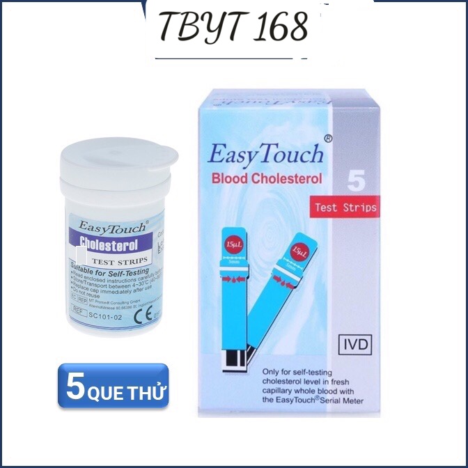 Que thử mỡ máu Easy touch (10 que )