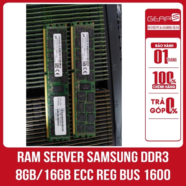 [Mã 1511ELSALE hoàn 7  đơn 300K] Ram REG ECC DDR3 16gb buss 1600