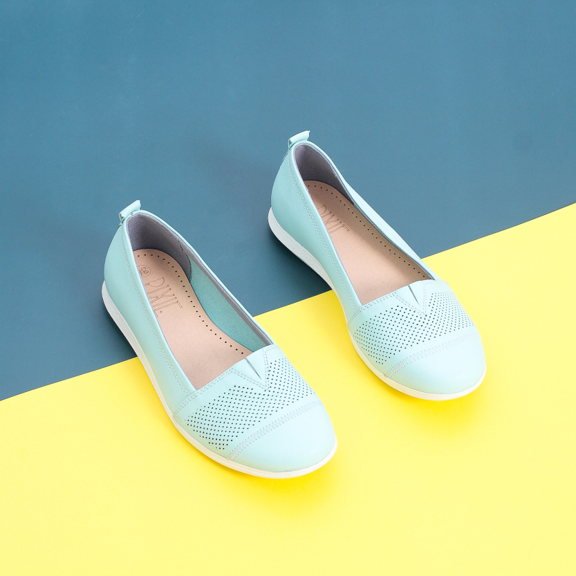 Giày Bệt Slipon Da Bò Thật Cut-out Pixie X481 giá rẻ