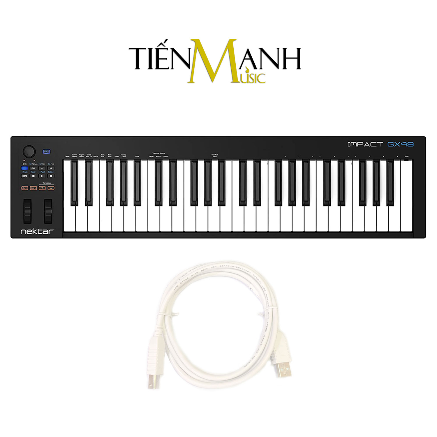 Nektar Impact GX49 Midi Keyboard Controller 49 Phím Cảm ứng lực (Bàn phím sáng tác - Sản xuất âm nhạc Producer)