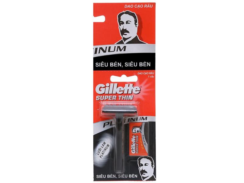 Dao cạo râu lưỡi đơn Gillette Super Thin - LIDCR001 giá rẻ