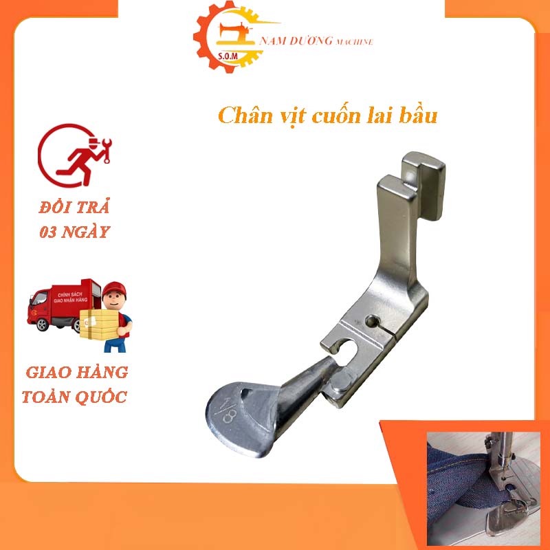 Chân vịt cuốn tôm, cuốn gấu dùng cho máy công nghiệp 1 kim