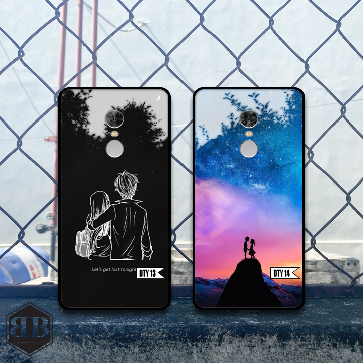 ỐP lưng kính cường lực Xiaomi Redmi Note 4 / Redmi Note 4X hình ốp cặp