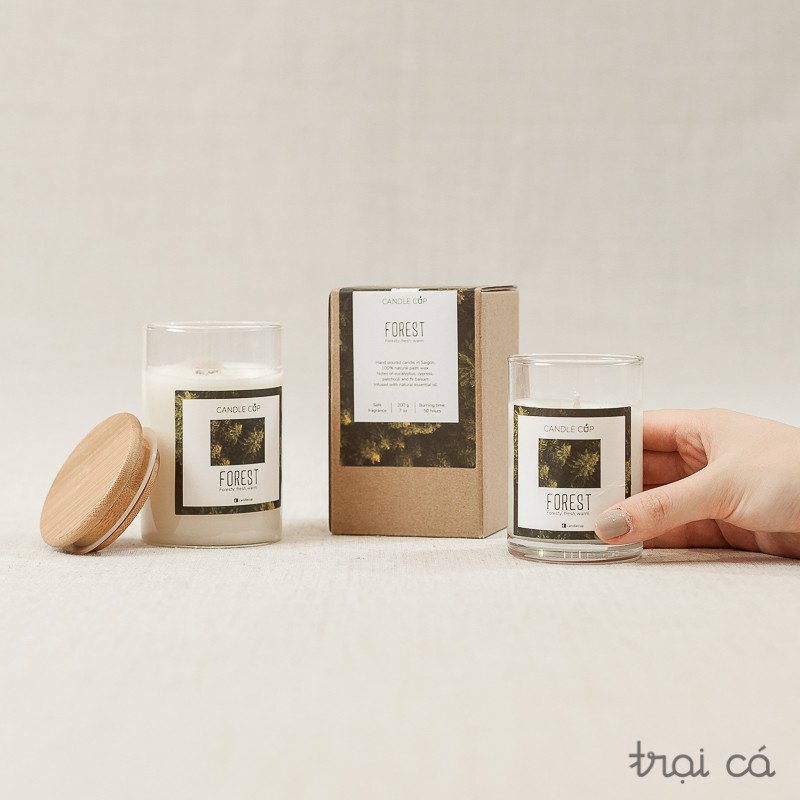Nến thơm/Candle Cup tự nhiên -100gr