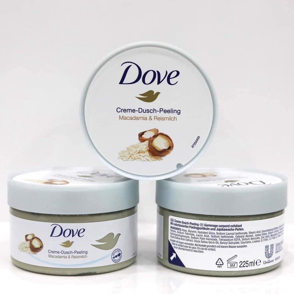 Tẩy da chết body DOVE Đức 225ml