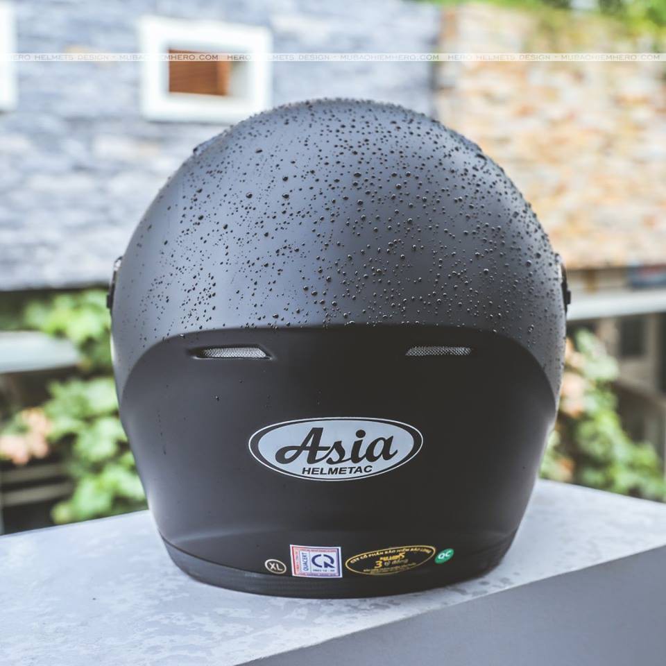 Mũ bảo hiểm Fullface Asia MT136 Đen