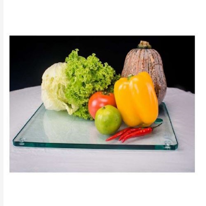 Thớt kính cường lực tovi siêu bền chống vỡ loại cao cấp - tặng đế chống trượt