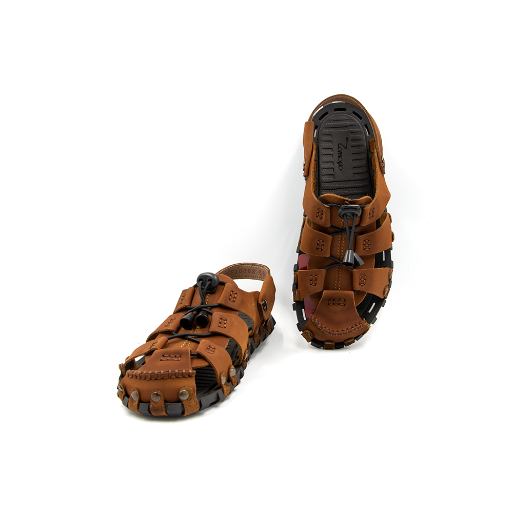 SIÊU SALE 6.6 | Giảm 30% đơn 199k - Sandal Rọ Nam Da Bò Thật Tomoyo TMS10103