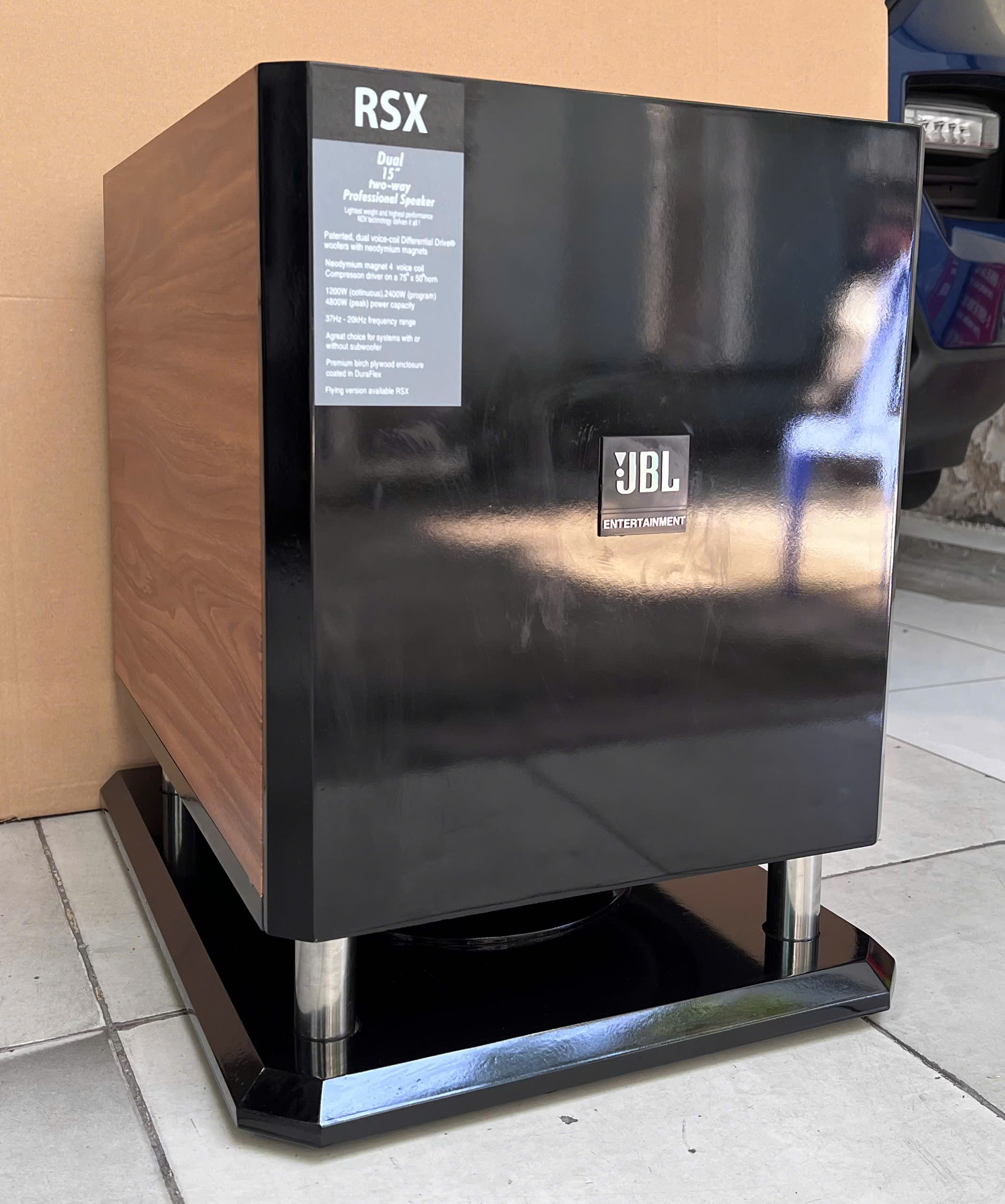 LOA SUB ĐIỆN 3 TẤC CAO CẤP JBL HÀNG MỚI HỖ TRỢ TIẾNG BASS CHO DÀN ÂM THANH KARAOKE